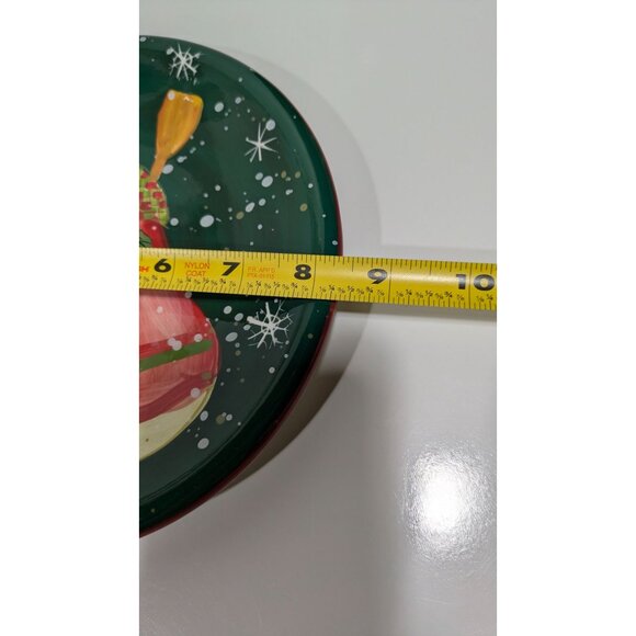 Hand-Painted Snowman Holiday Plate By Certified International - Picture 4 of 7